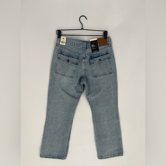 Levi’s Middy Outback Bootcut Vintage Inspired Front Patch Pocket Jeans - Picture 5 of 7
